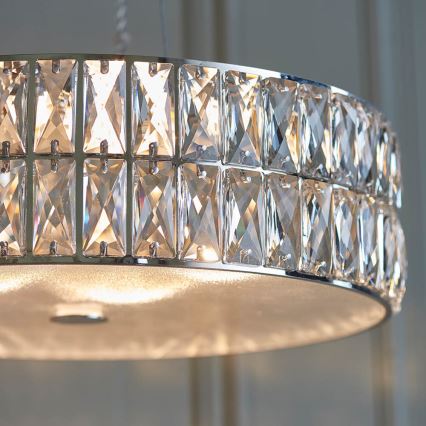 Endon 76513 - VERINA pakabinamas LED šviestuvas ant laido 5xLED/5W/230V blizgus chromas