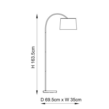 Endon 78163 - Grindinis šviestuvas CARLSON 1xE27/60W/230V pilka/juoda
