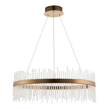 Endon 81908 - LED Reguliuojamas pakabinamas sietynas ADRIEL LED/58W/230V 3000K diametras 70 cm auksas/permatoma