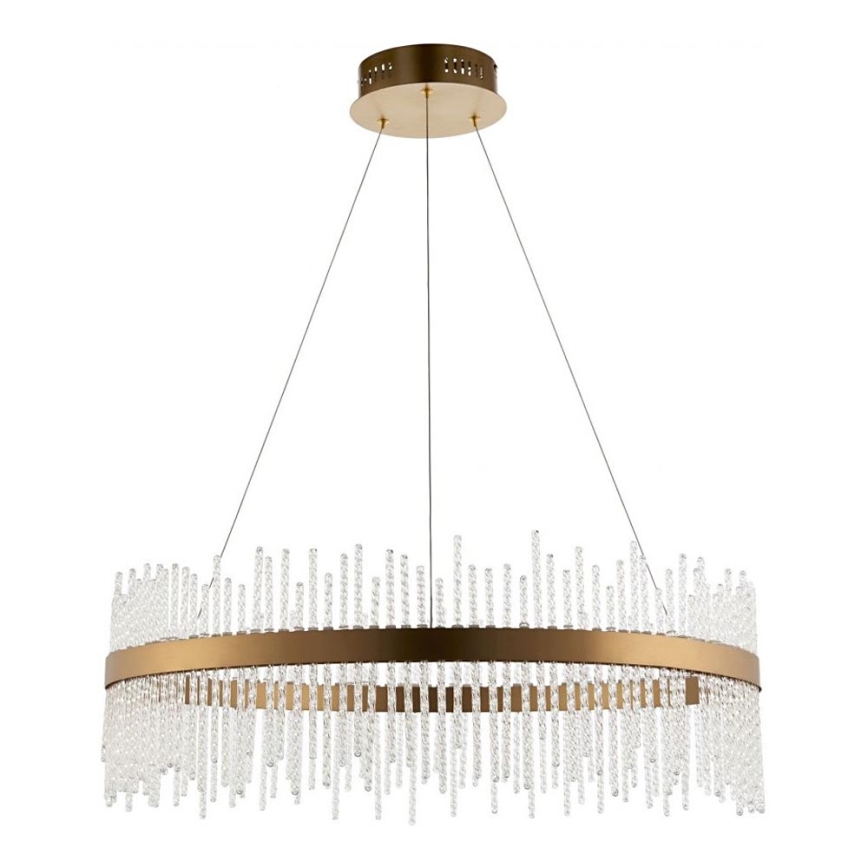 Endon 81908 - LED Reguliuojamas pakabinamas sietynas ADRIEL LED/58W/230V 3000K diametras 70 cm auksas/permatoma