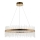 Endon 81908 - LED Reguliuojamas pakabinamas sietynas ADRIEL LED/58W/230V 3000K diametras 70 cm auksas/permatoma
