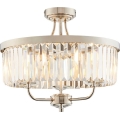 Endon 90264 - Prigludusi prie lubų liustra CHESTERFIELD 3xE14/6W/230V blizgus chromas
