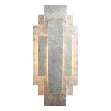 Endon 90451 - Sieninis šviestuvas ALZARE 2xG9/3W/230V balta patina