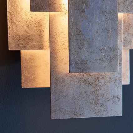 Endon 90451 - Sieninis šviestuvas ALZARE 2xG9/3W/230V balta patina