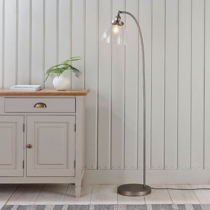 Endon 91741 - stovinti lempa HANSEN 1xE27/40W/230V, matinis chromas