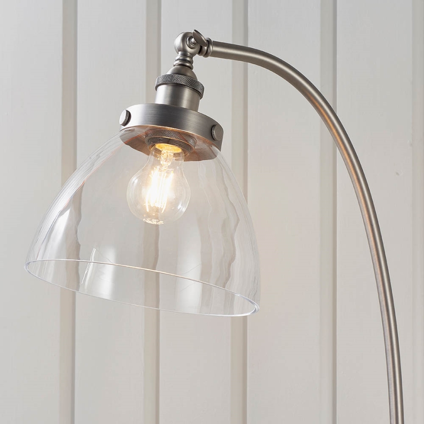 Endon 91741 - stovinti lempa HANSEN 1xE27/40W/230V, matinis chromas