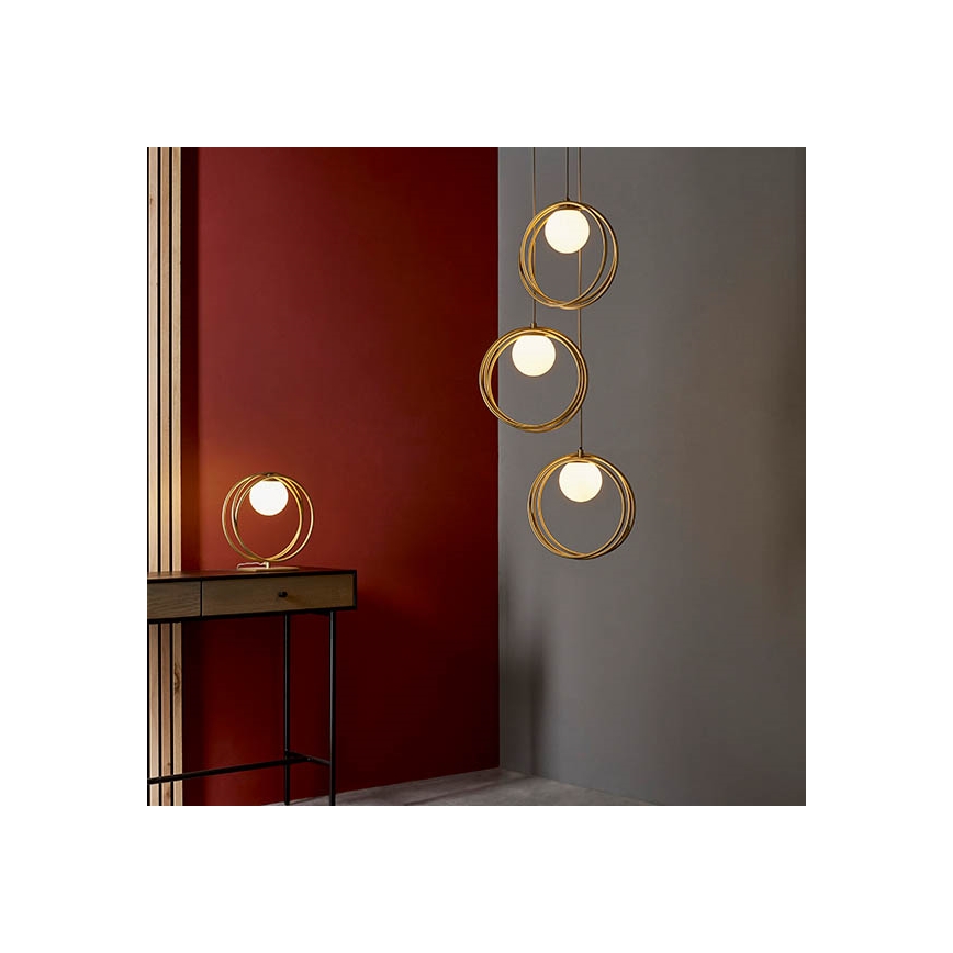 Endon 92491 - Stalinė lempa EMILIO 1xG9/3W/230V auksinė/balta