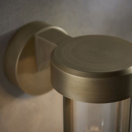 Endon 92856 - vonios kambario sieninis LED šviestuvas, 8 W, 230 V, IP44, 2700 K, žalvario apdaila