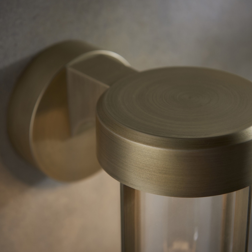 Endon 92856 - vonios kambario sieninis LED šviestuvas, 8 W, 230 V, IP44, 2700 K, žalvario apdaila