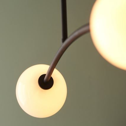 Endon 92940 - Pakabinamas šviestuvas ant strypo BALANCE 4xG9/3W/230V juoda/balta