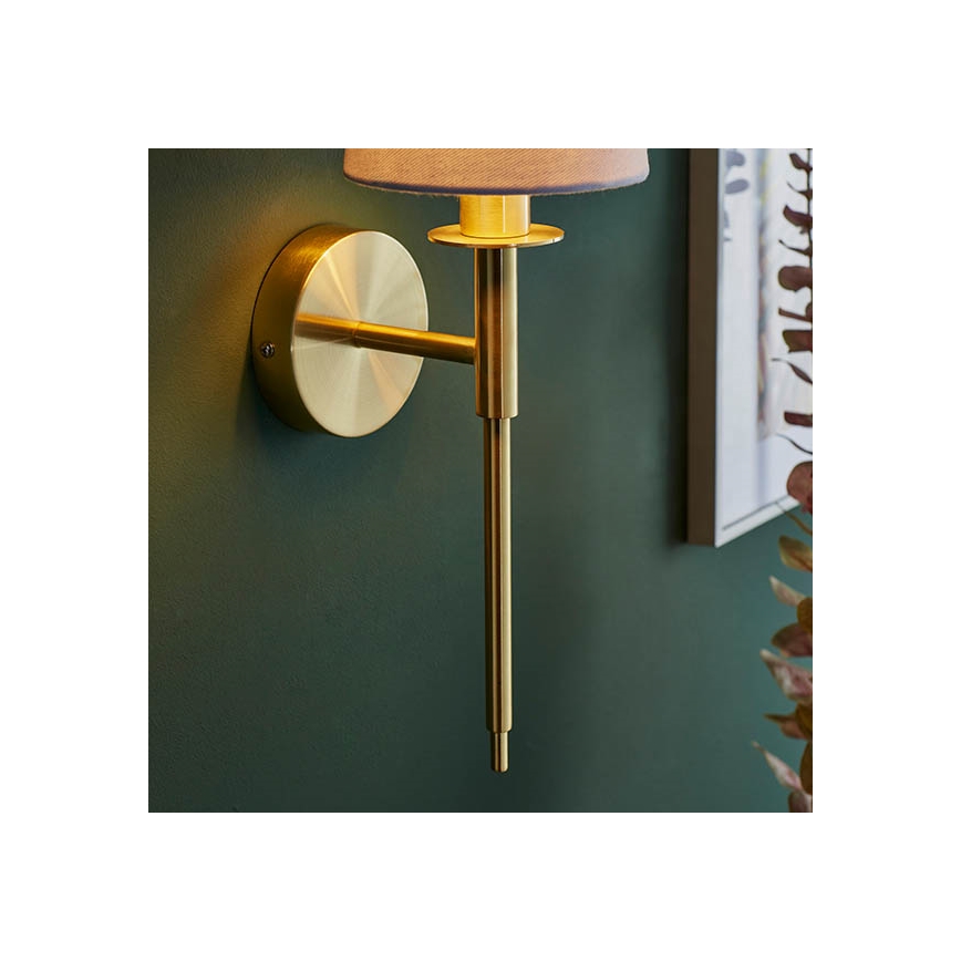 Endon 92955 - Sieninis šviestuvas 1xE14/6W/230V baltas/auksinis