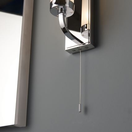 Endon 92960 - Vonios sieninis šviestuvas EDREA 1xG9/3W/230V IP44 blizgus chromas