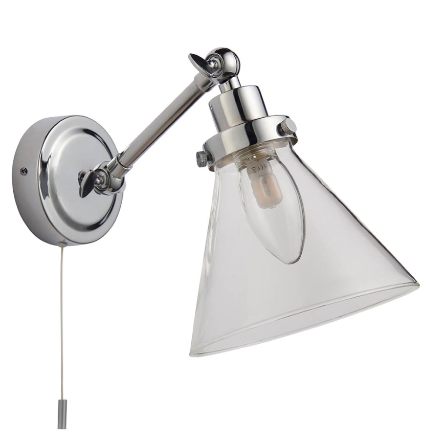 Endon 93853 - Sieninis akcentinis vonios šviestuvas FARADAY 1xG9/3W/230V IP44 blizgus chromas