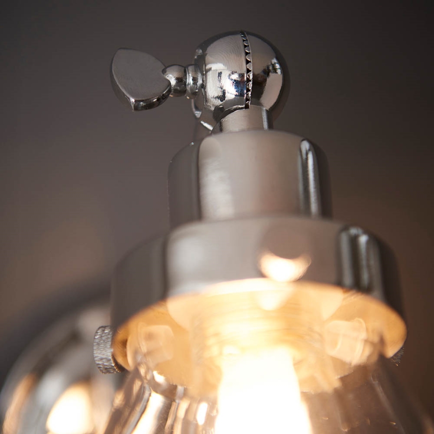 Endon 93853 - Sieninis akcentinis vonios šviestuvas FARADAY 1xG9/3W/230V IP44 blizgus chromas