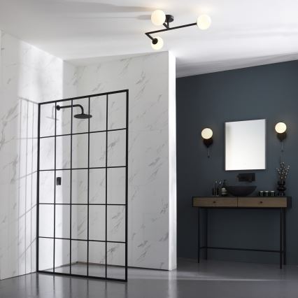 Endon 94081 - Vonios kambario sieninis šviestuvas SPA 1xG9/3W/230V IP44 juodas