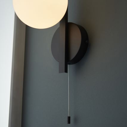 Endon 94081 - Vonios kambario sieninis šviestuvas SPA 1xG9/3W/230V IP44 juodas