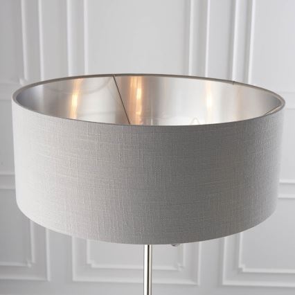 Endon 94378 - Toršeras HIGHCLERE 1xE14/40W/230V pilka/blizgus chromas