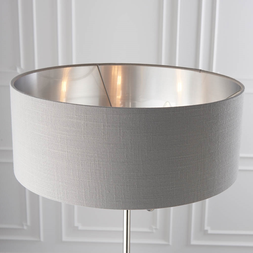 Endon 94378 - Toršeras HIGHCLERE 1xE14/40W/230V pilka/blizgus chromas