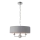 Endon 94394 - Sietynas, kabinamas ant grandinės HIGHCLERE 3xE14/40W/230V tamsiai pilka/blizgus chromas