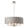 Endon 94415 - Sietynas, kabinamas ant grandinės HIGHCLERE 8xE14/40W/230V pilka/blizgus chromas diametras 70 cm