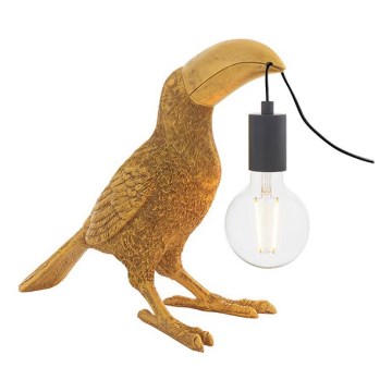 Endon 95077 - Stalinis šviestuvas TOCO TOUCAN 1xE27/10W/230V auksas