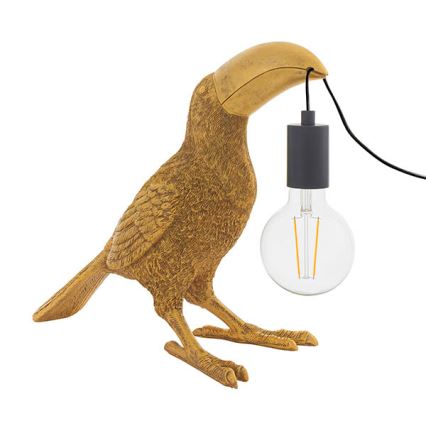 Endon 95077 - Stalinis šviestuvas TOCO TOUCAN 1xE27/10W/230V auksas