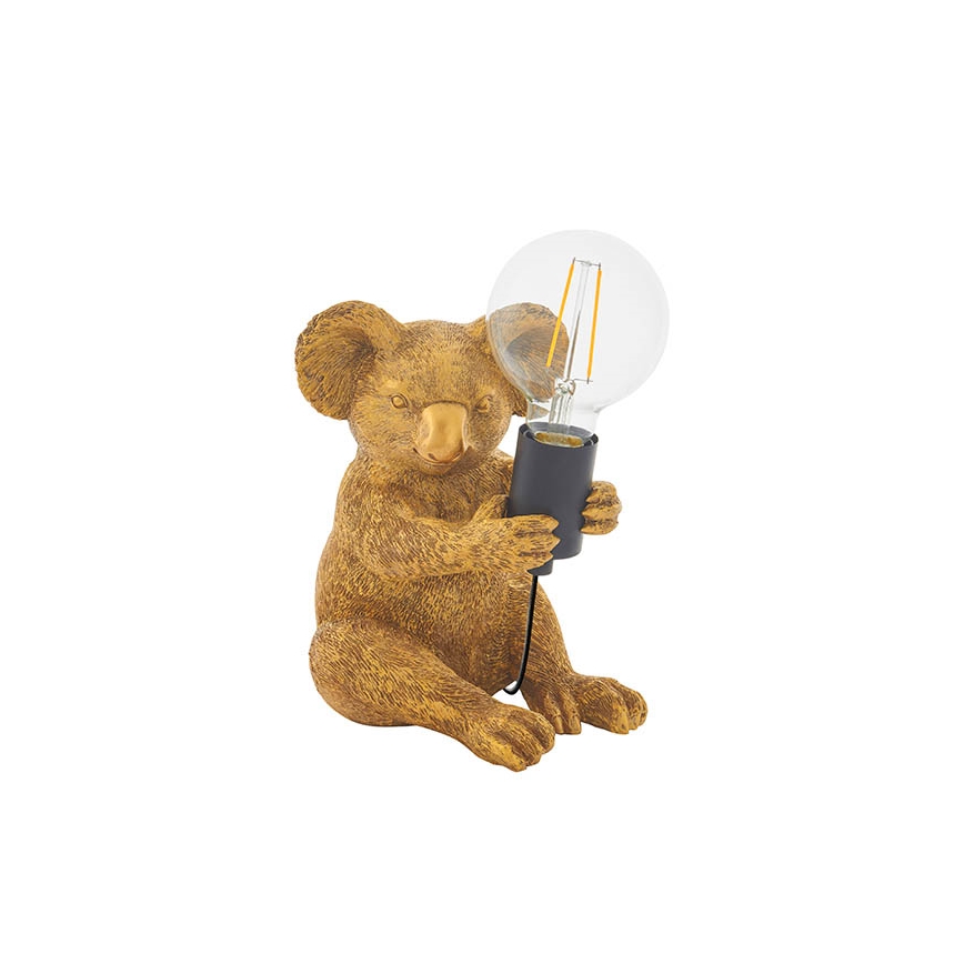 Endon 95082 - Stalinis šviestuvas KOALA 1xE27/10W/230V auksinis