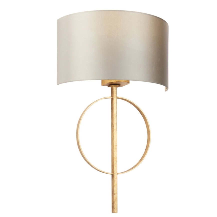 Endon 95210 - Sieninis šviestuvas 1xE27/10W/230V pilkas/žalvarinis