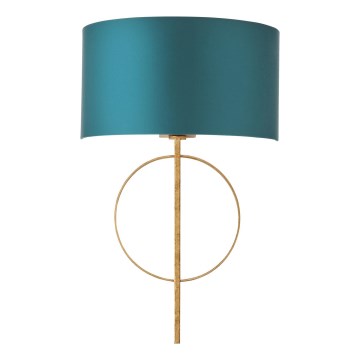 Endon 95218 - Sieninis šviestuvas 1xE27/10W/230V mėlynas/žalvarinis