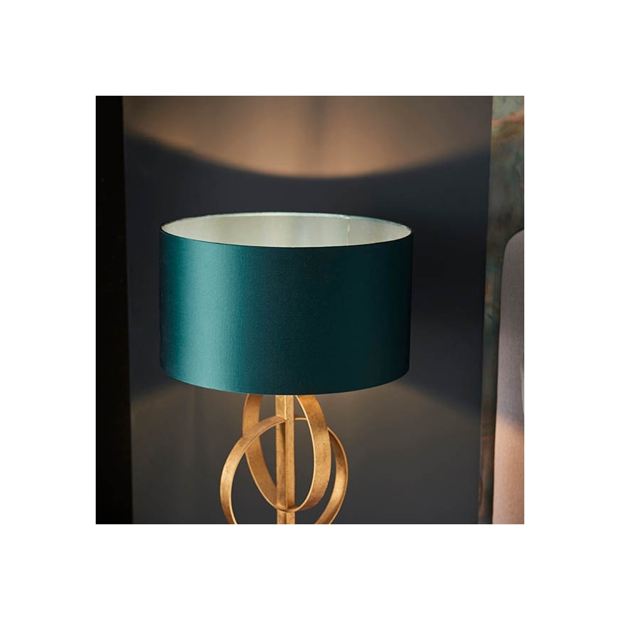 Endon 95221 - Stalinė lempa 1xE27/10W/230V mėlyna/žalvarinė/juoda