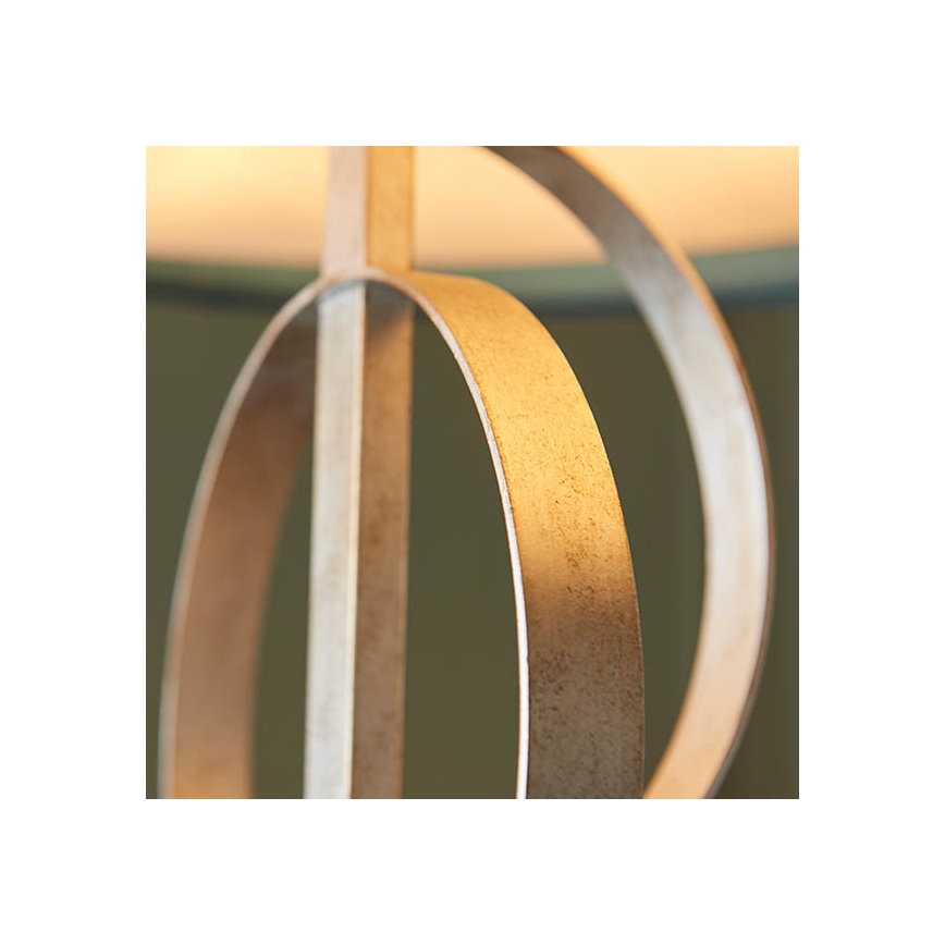 Endon 95223 - Liustra ant grandinės 5xE27/10W/230V Ø 70 cm mėlyna/pilka