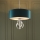 Endon 95224 - Pakabinama liustra ant grandinės, 3xE27/10W/230V, Ø 60 cm, mėlyna/pilka