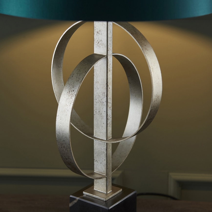 Endon 95225 - Stalinė lempa 1xE27/10W/230V mėlyna/pilka/juoda