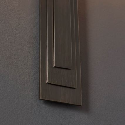 Endon 95271 - Sieninis šviestuvas CARLTON 1xE27/10W/230V bronza