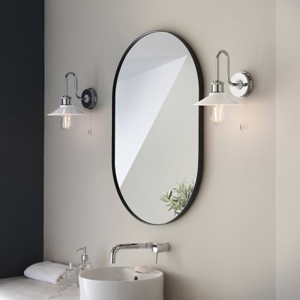 Endon 95508 - Vonios kambario sieninis šviestuvas MARIS 1xE27/6W/230V IP44 blizgus chromas