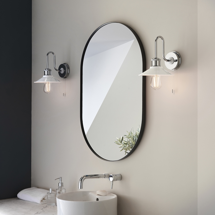 Endon 95508 - Vonios kambario sieninis šviestuvas MARIS 1xE27/6W/230V IP44 blizgus chromas