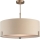 Endon 95834 - Sietynas ant stulpo HAYFIELD 3xE27/40W/230V matinis chromas/smėlio spalva