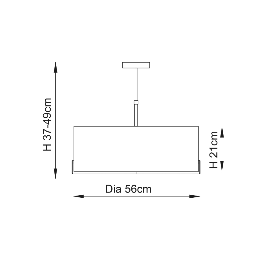 Endon 95834 - Sietynas ant stulpo HAYFIELD 3xE27/40W/230V matinis chromas/smėlio spalva