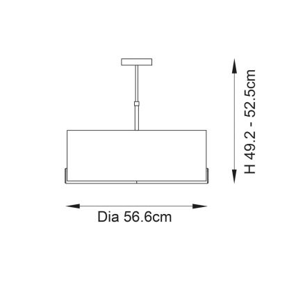 Endon 95839 - Sietynas ant stulpo HAYFIELD 3xE27/40W/230V žalvaris/žalia
