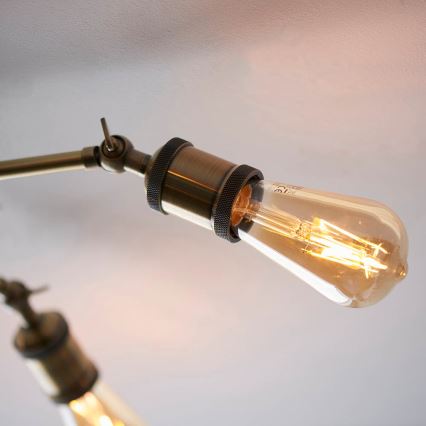 Endon 97244 - Taškinis šviestuvas HAL 5xE27/40W/230V, žalvarinis