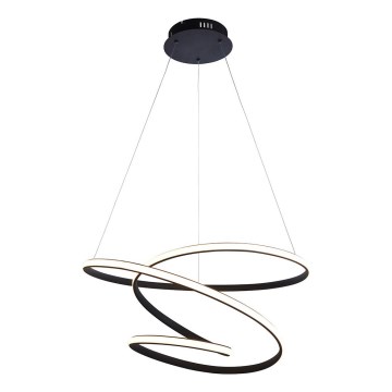 Endon 97632 - LED liustra ant laido DUNE LED/47,5W/230V 3000K juoda