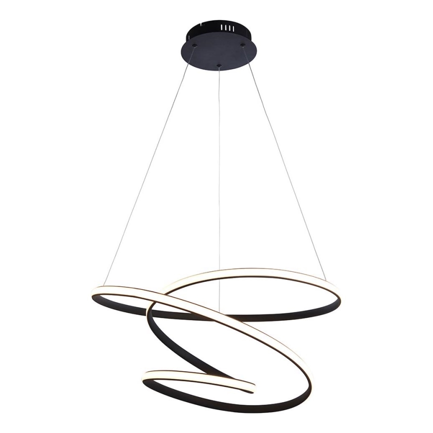 Endon 97632 - LED liustra ant laido DUNE LED/47,5W/230V 3000K juoda