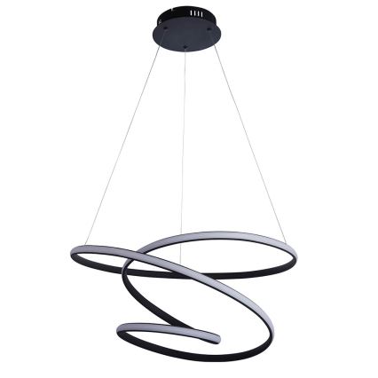 Endon 97632 - LED liustra ant laido DUNE LED/47,5W/230V 3000K juoda