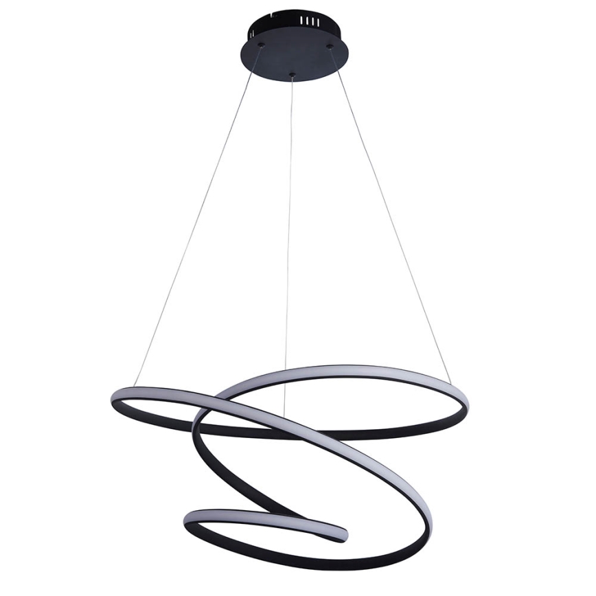 Endon 97632 - LED liustra ant laido DUNE LED/47,5W/230V 3000K juoda