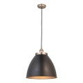 Endon 98749 - Pakabinamas šviestuvas ant laido FRANKLIN 1xE27/10W/230V juodas/žalvarinis