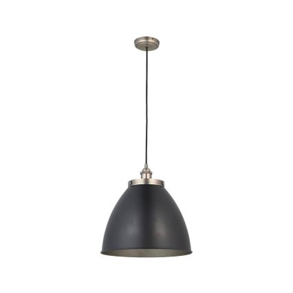 Endon 98749 - Pakabinamas šviestuvas ant laido FRANKLIN 1xE27/10W/230V juodas/žalvarinis