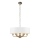 Endon 98933 - Sietynas, kabinamas ant grandinės HIGHCLERE 6xE14/40W/230V balta/žalvaris