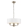 Endon 98934 - Sietynas, kabinamas ant grandinės HIGHCLERE 3xE14/40W/230V balta/žalvaris