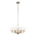 Endon 98936 - Sietynas, kabinamas ant grandinės HIGHCLERE 6xE14/28W/230V balta/žalvaris