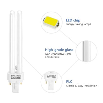 Energiją taupanti lemputė G24d-3/26W/230V 6500K